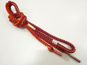 未使用品　正絹　手組帯締め